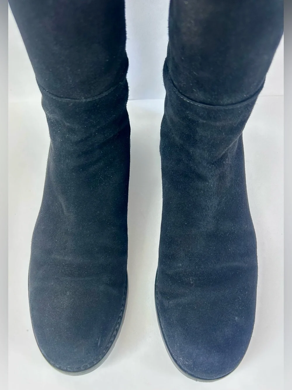 Stuart Weitzman 5050 Black Suede Over-the-Knee OTK Boots Size 6